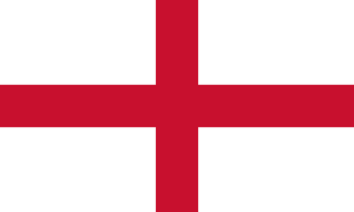 英格兰国家队国旗 - 白底红色圣乔治十字